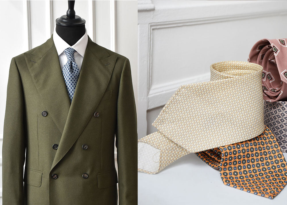 Collection cravates homme – soie, laine et lin – Ardentes Clipei Paris