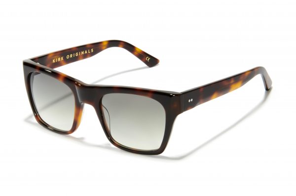 Ardentes Clipei Kirk Originals Kirven tortoise sunglasses with brown frames and classic design, shown on a clean background.