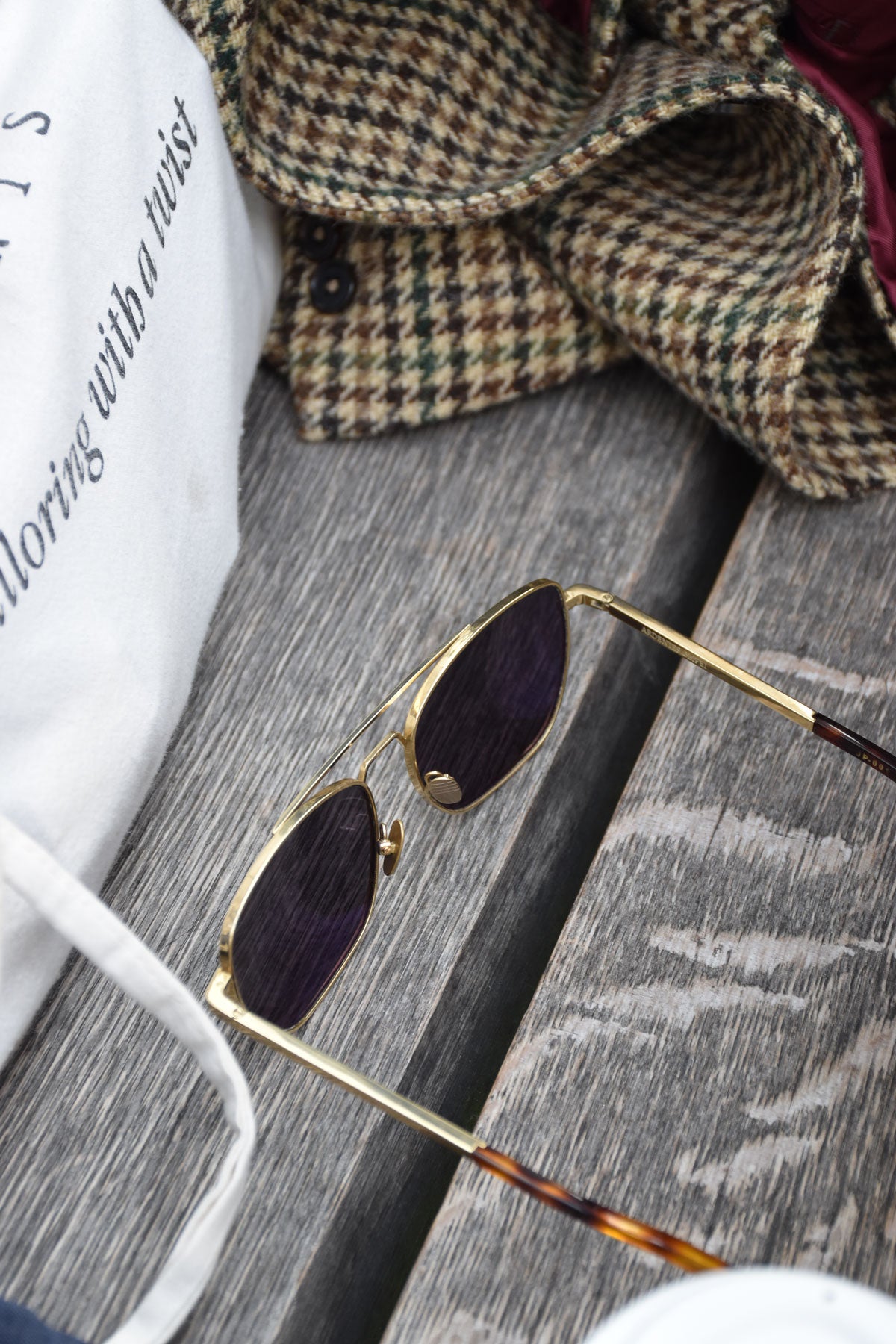Ardentes Clipei sunglasses with smoky gray lenses and stylish frame, part of the Ardentes Clipei x The Reference Library collection.