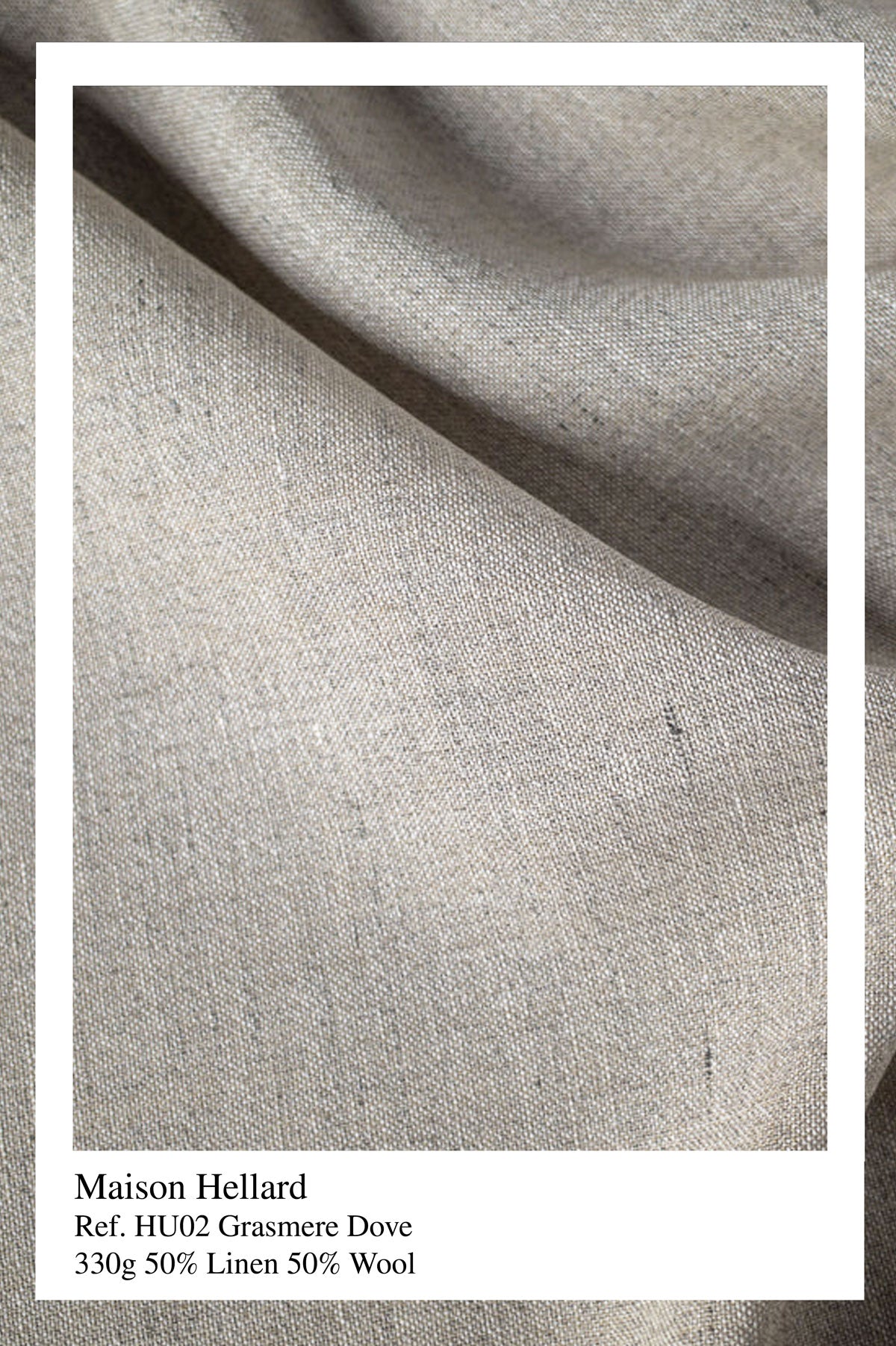 Beige Ardentes Clipei Pantalon Lin Laine Fresco from Maison Hellard, showcasing a stylish, tailored wool fabric pant for women.