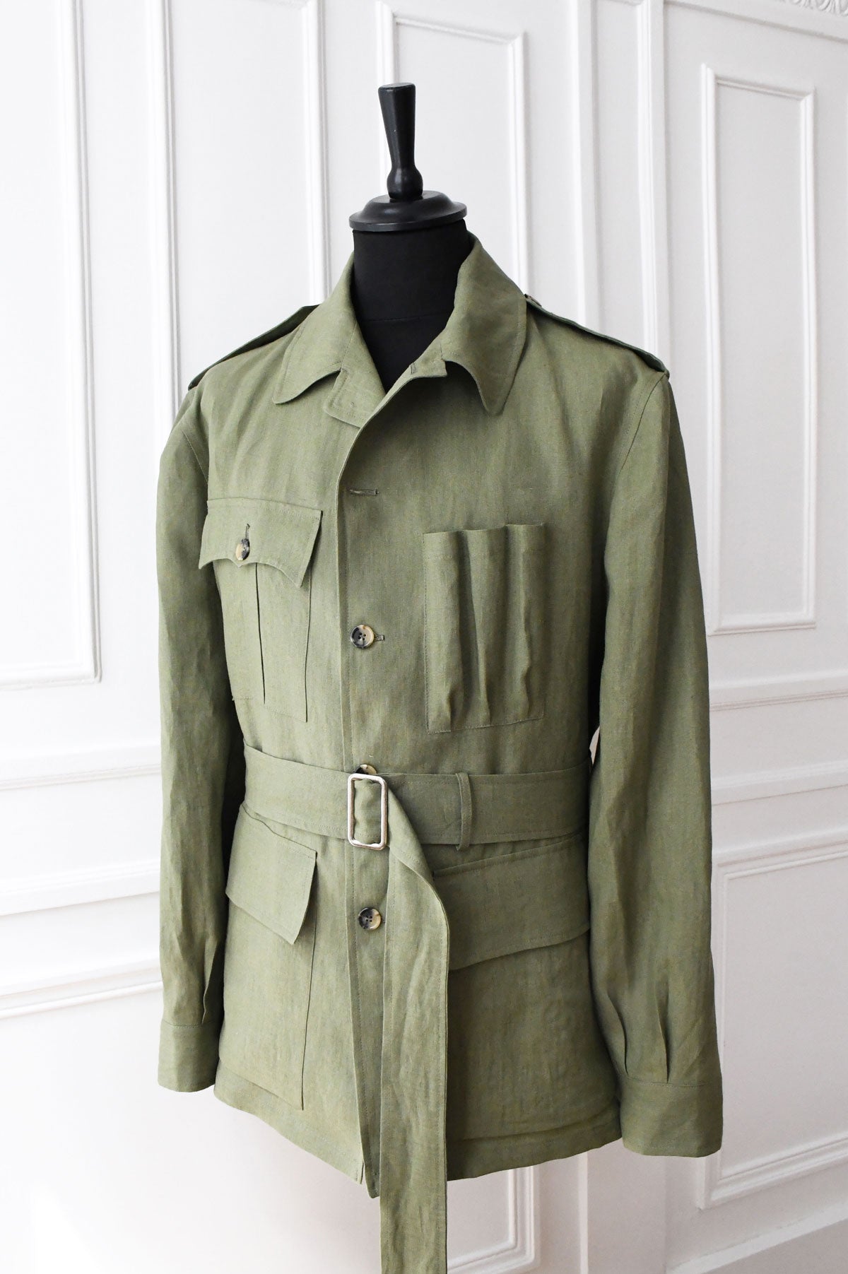 Ardentes Clipei Veste Cigar Safari Ardent in size 44, featuring a stylish design with tailored details and a rugged fabric look.