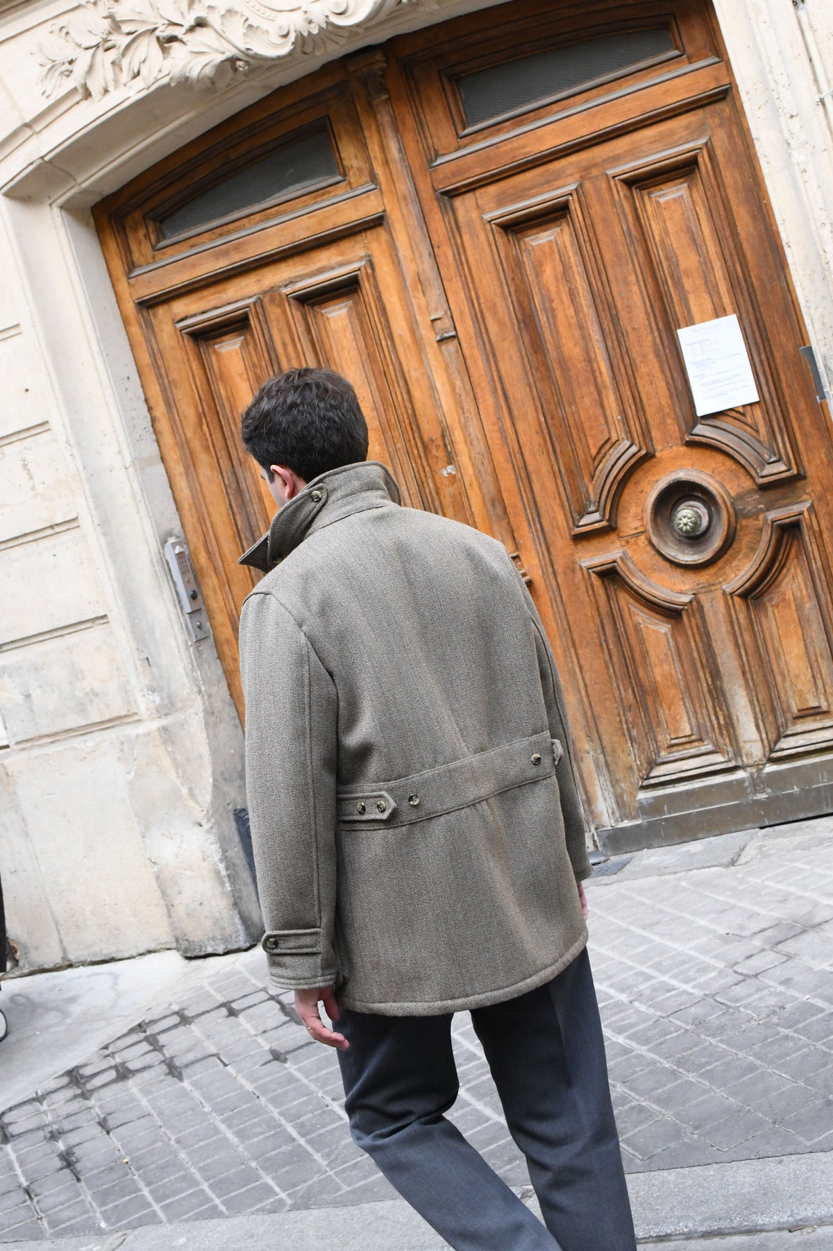 Veste Field Jacket en Tweed Anglais - Ardentes Clipei