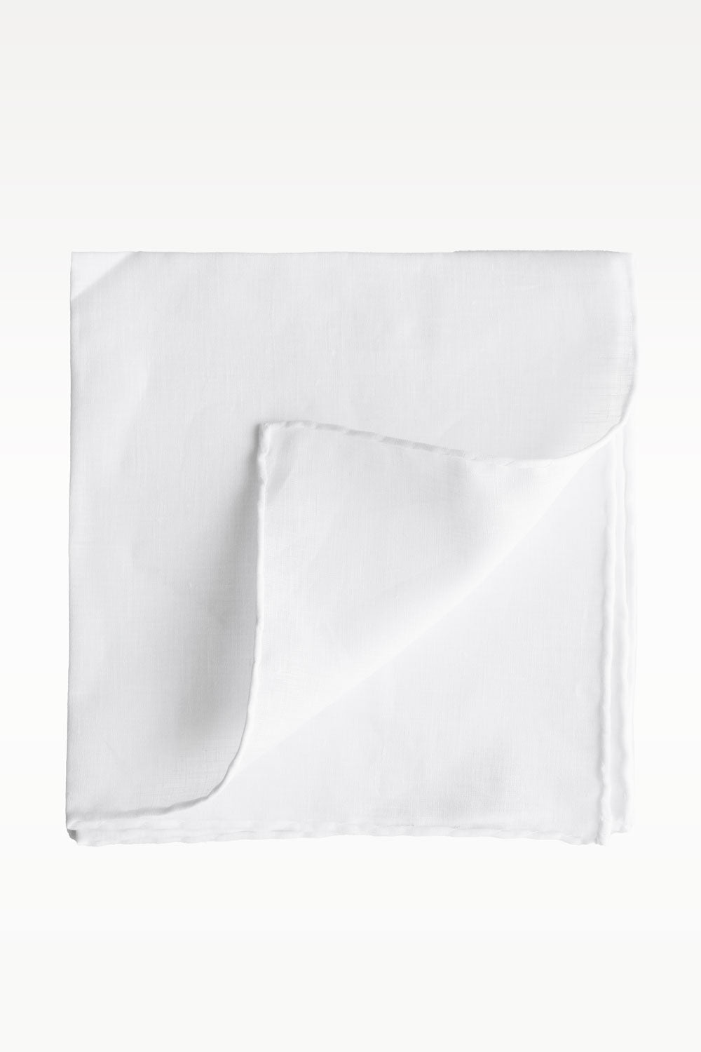 Pochette blanche en lin – Ardent