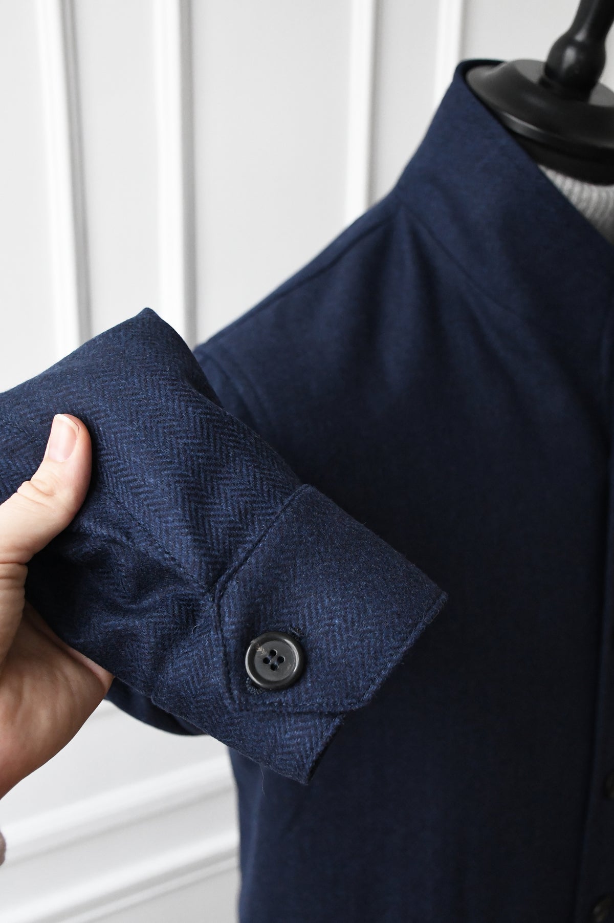 Veste Teba Ardent - Bleu marine chevron
