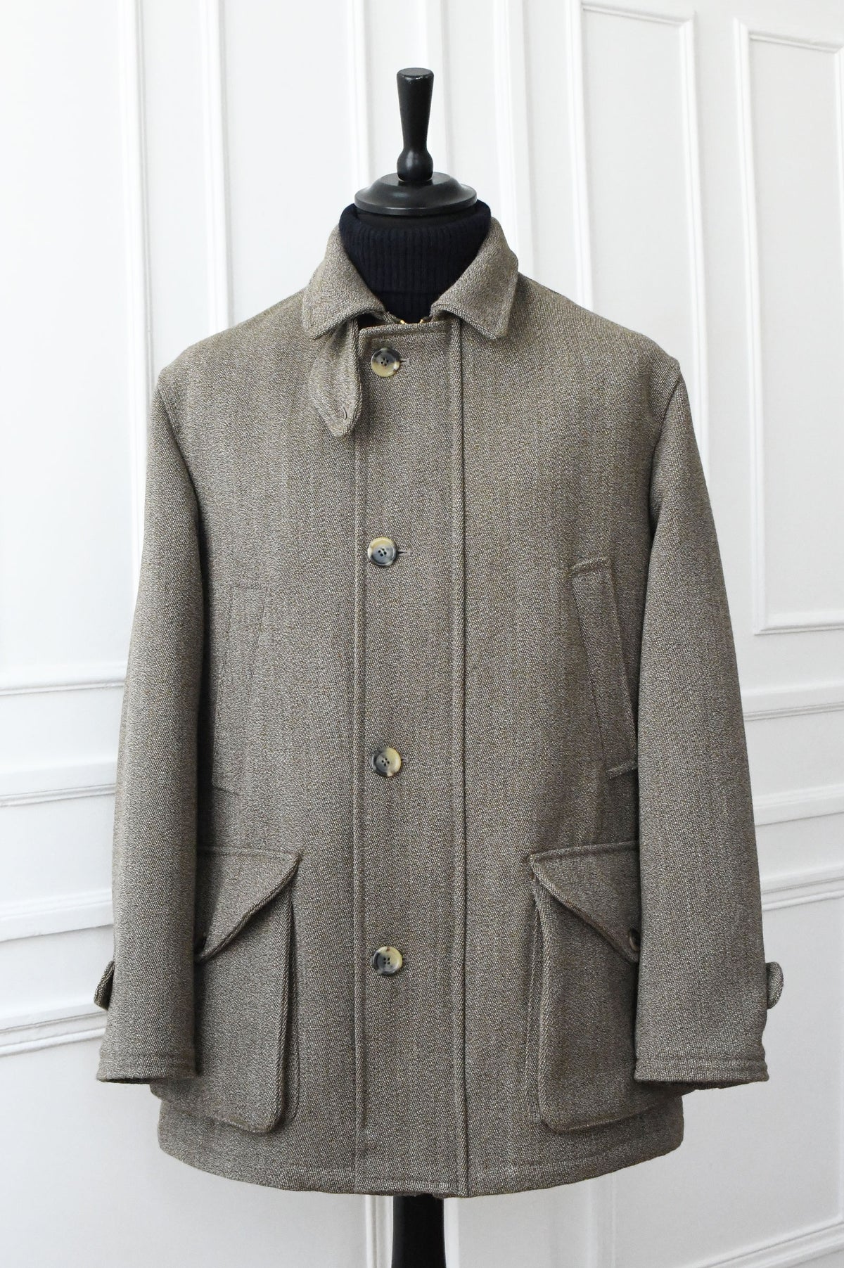 Veste Field Jacket en Tweed Anglais - Ardentes Clipei