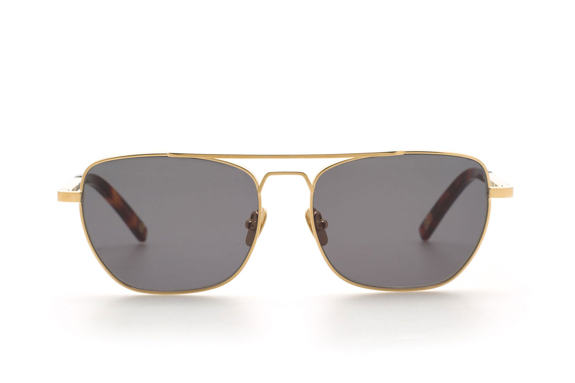 Ardentes Clipei sunglasses in smoky gray with round frames, stylish and trendy eyewear for sun protection.