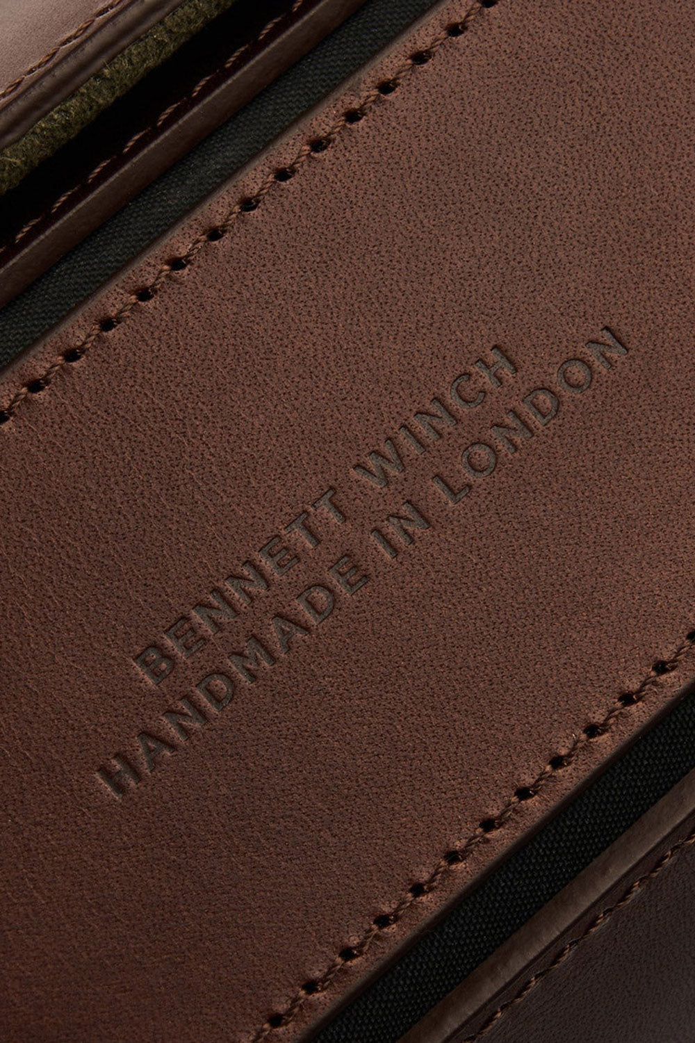 Brown triple watch roll by Bennett Winch, Ardentes Clipei maroquinerie, with soft leather interior for storing multiple watches.