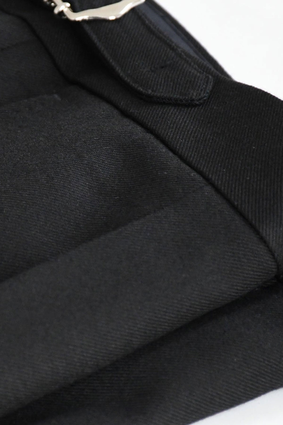 Black Cavalry Twill Pants by Ardentes Clipei, stylish and comfortable men's trousers with a tailored fit.