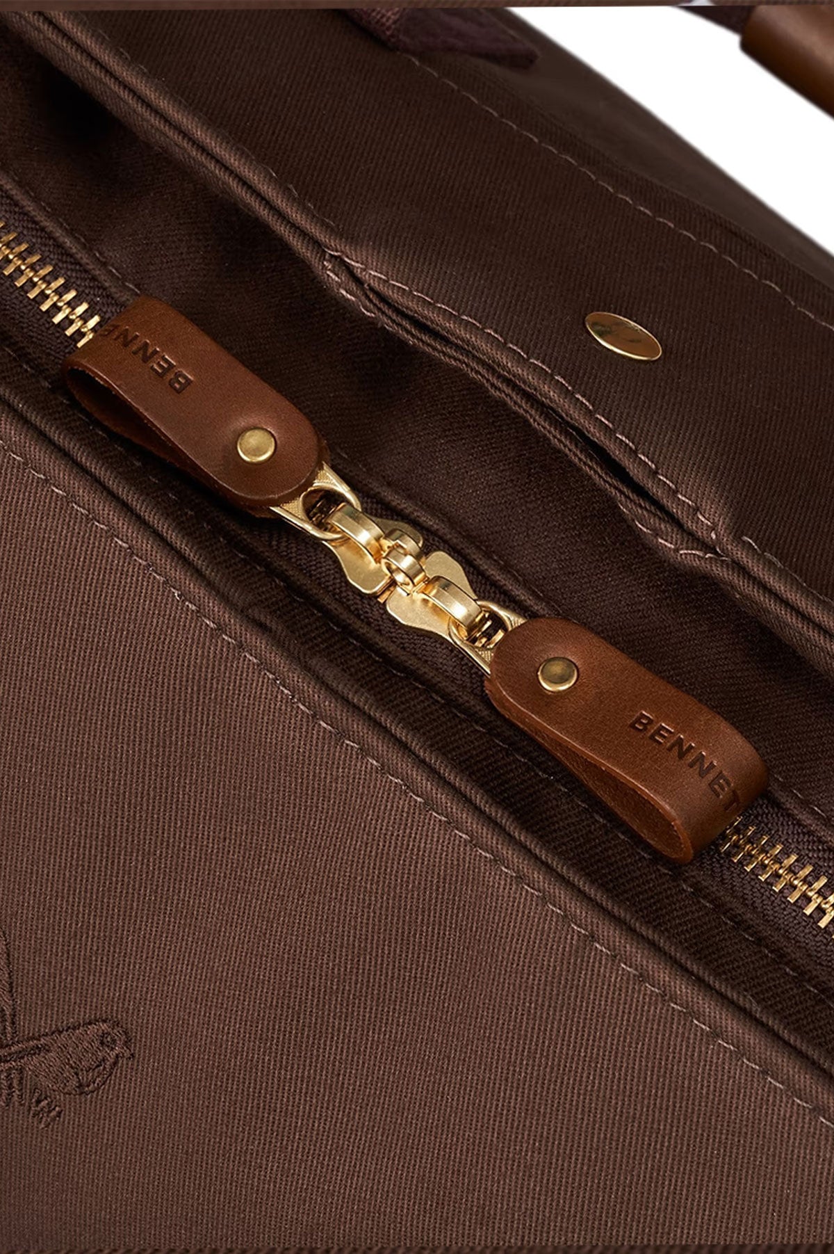 Porte-costume "Suit Carrier Holdall" Marron chocolat - Bennett Winch