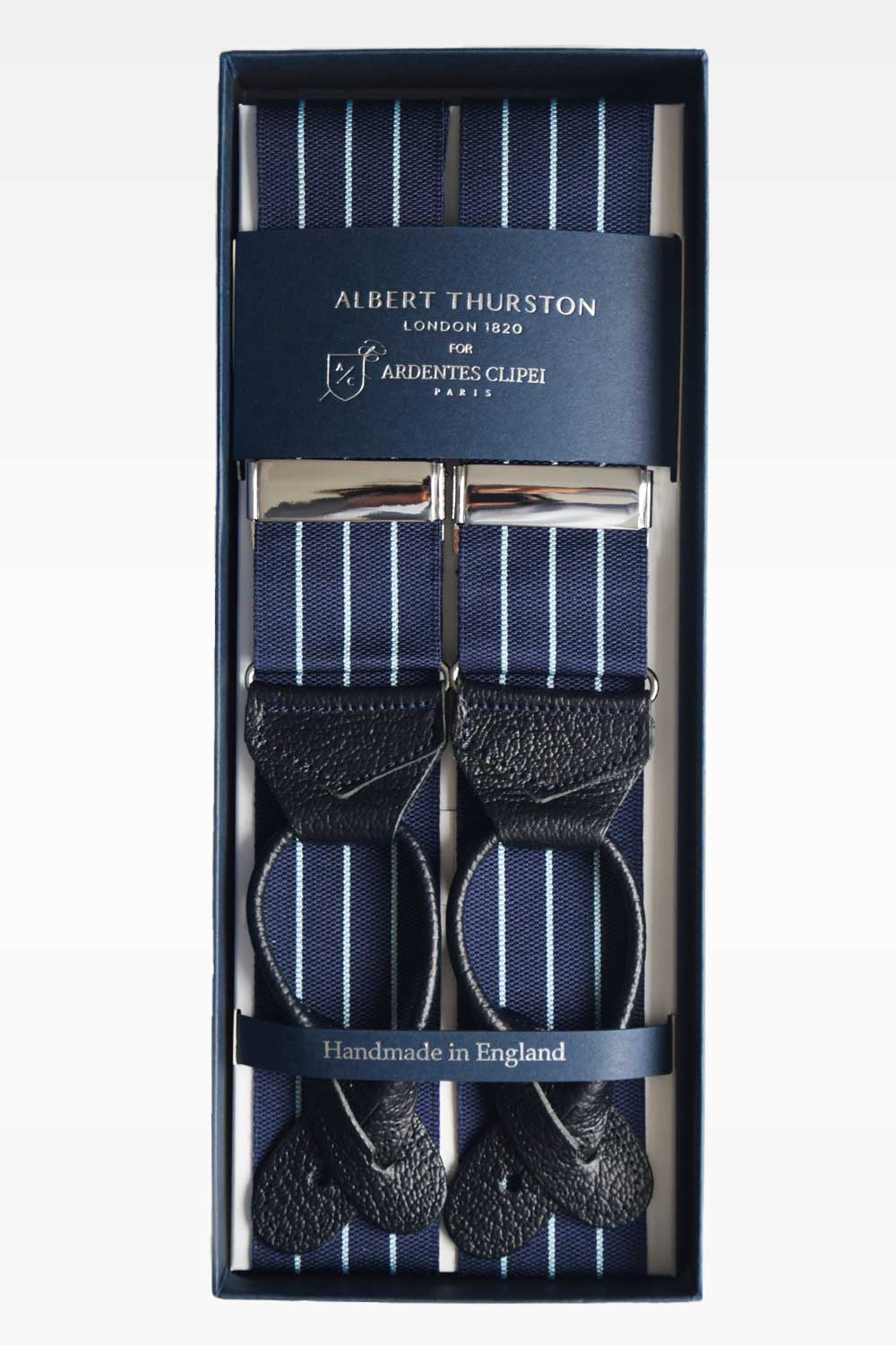 Bretelles Bleu à rayures – Albert Thurston