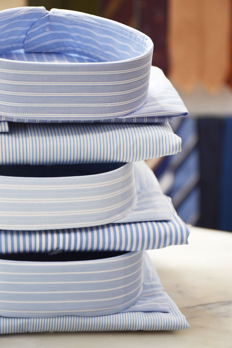 Chemises sur mesure rayées - Ardentes Clipei