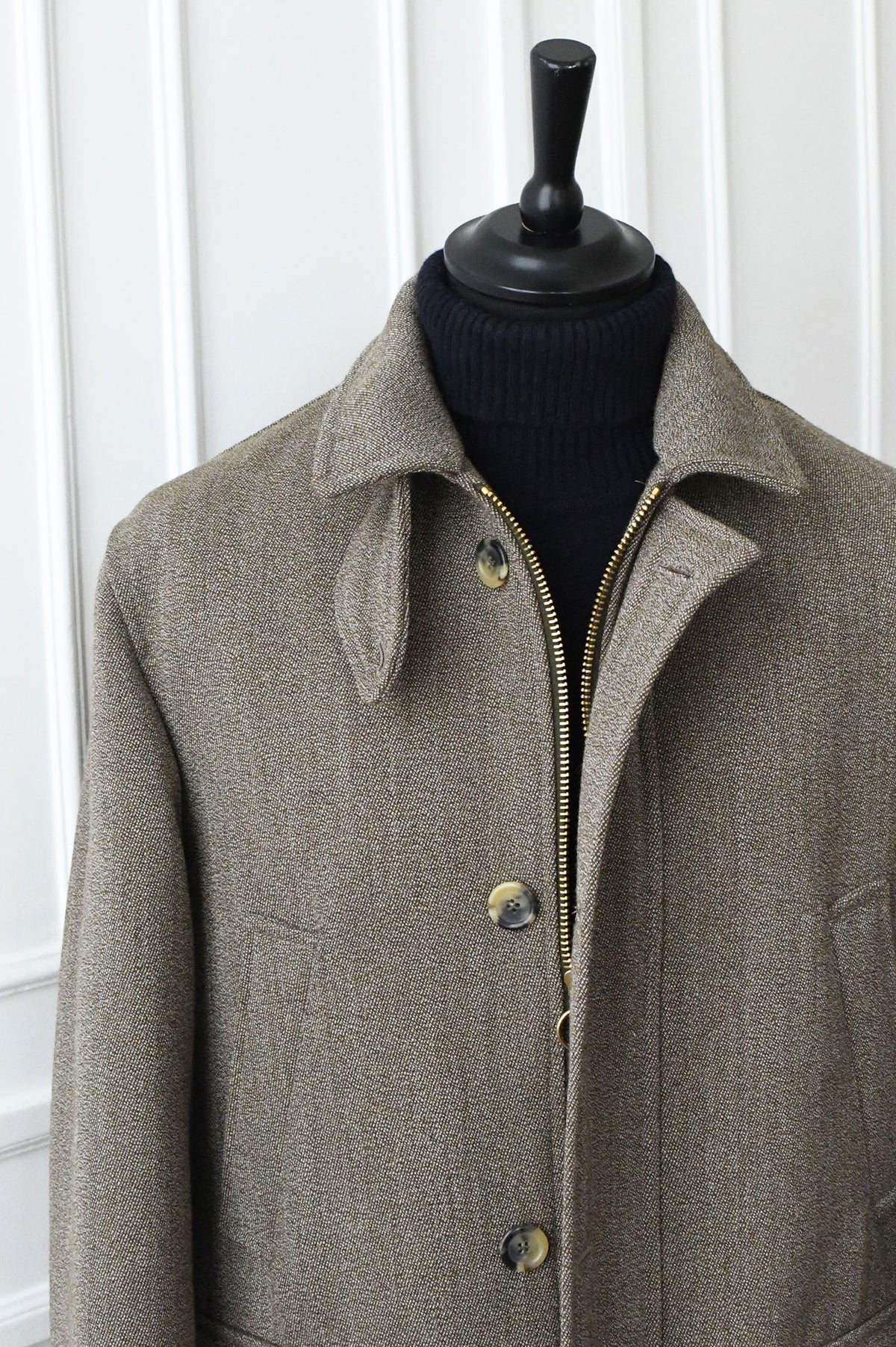 Veste Field Jacket en Tweed Anglais - Ardentes Clipei