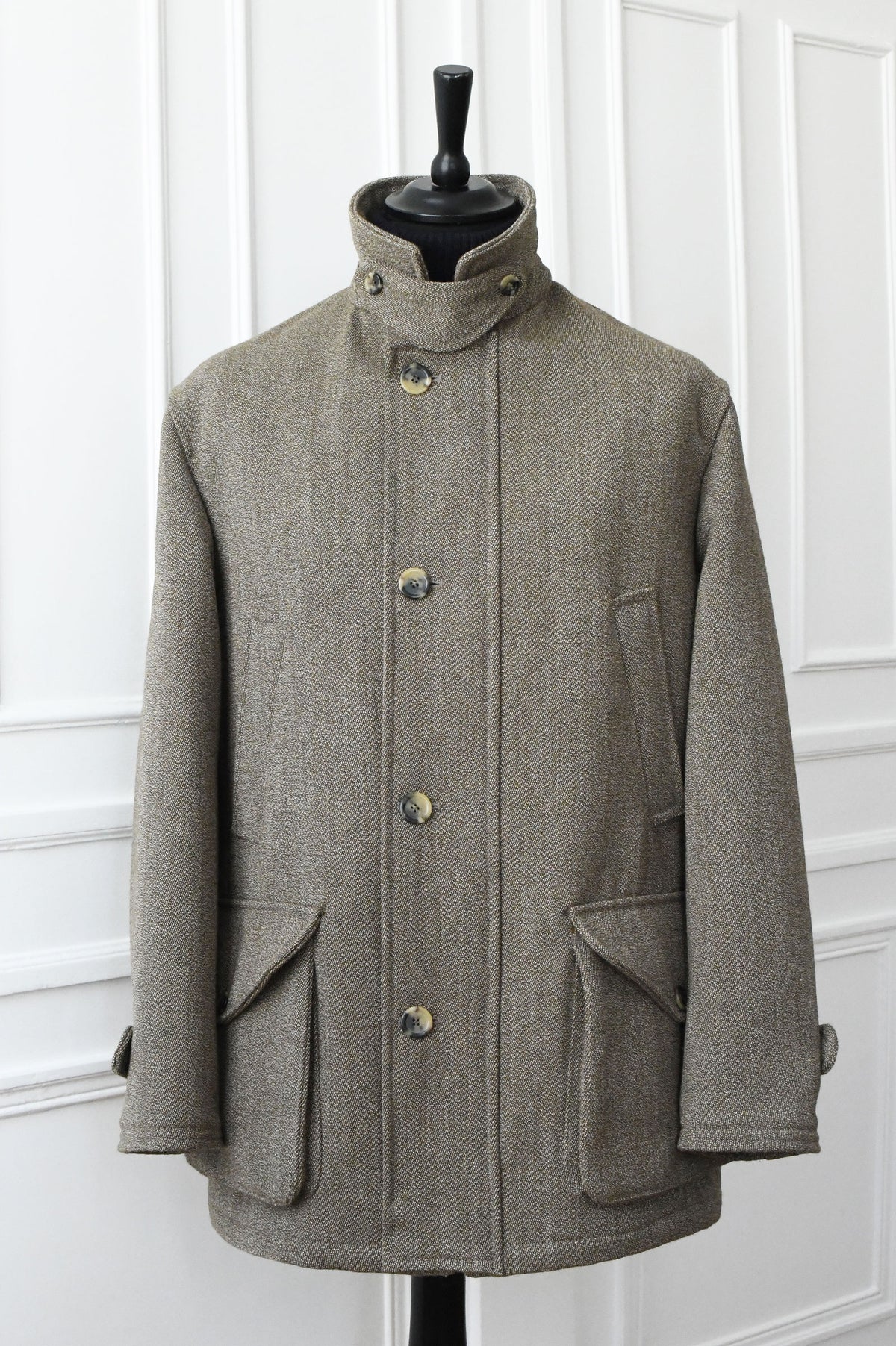 Veste Field Jacket en Tweed Anglais - Ardentes Clipei