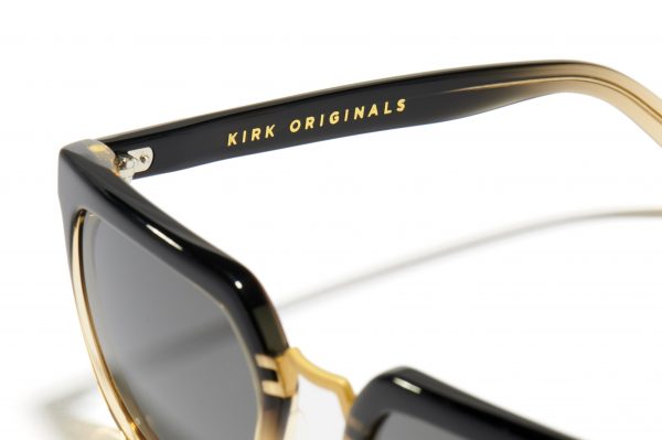 lunettes de soleil kirk originals noires et doré