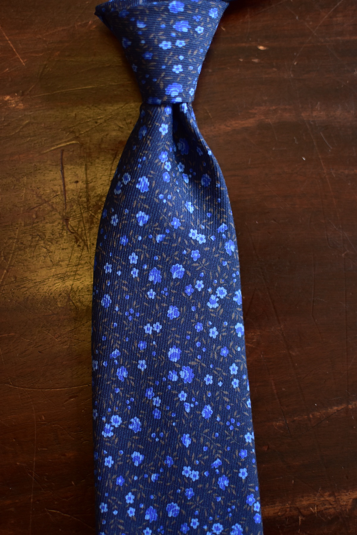 Cravate liberty bleue - Calabrese